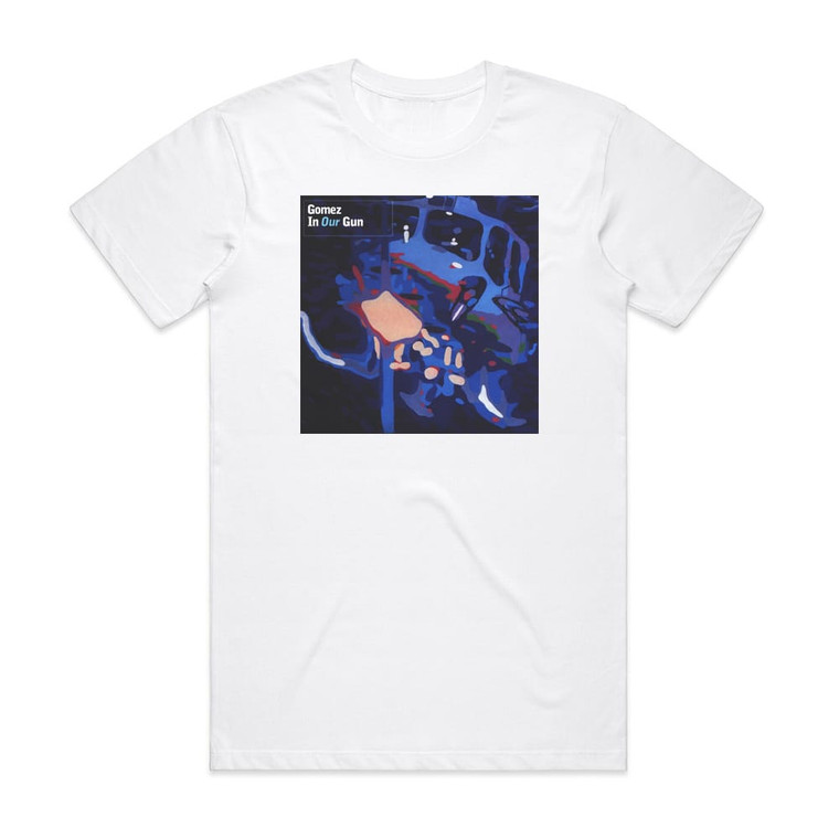 Gomez In Our Gun Album Cover T-Shirt White