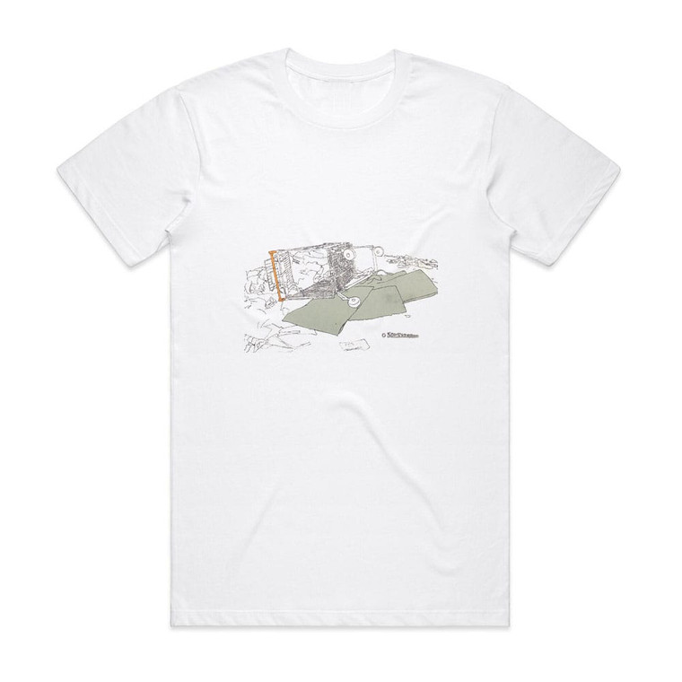 Gomez Abandoned Shopping Trolley Hotline Album Cover T-Shirt White