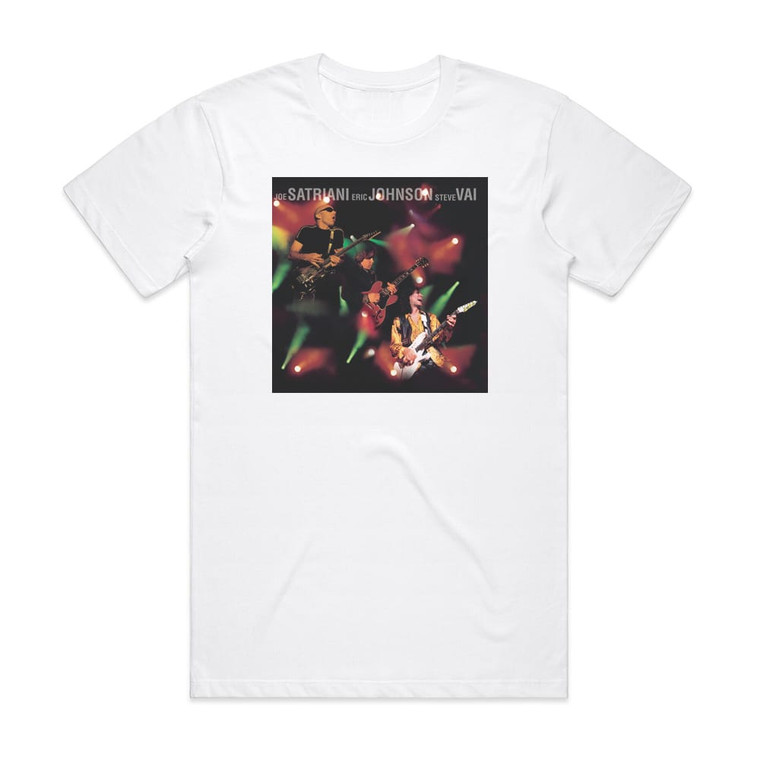 G3 G3 Live In Concert Album Cover T-Shirt White