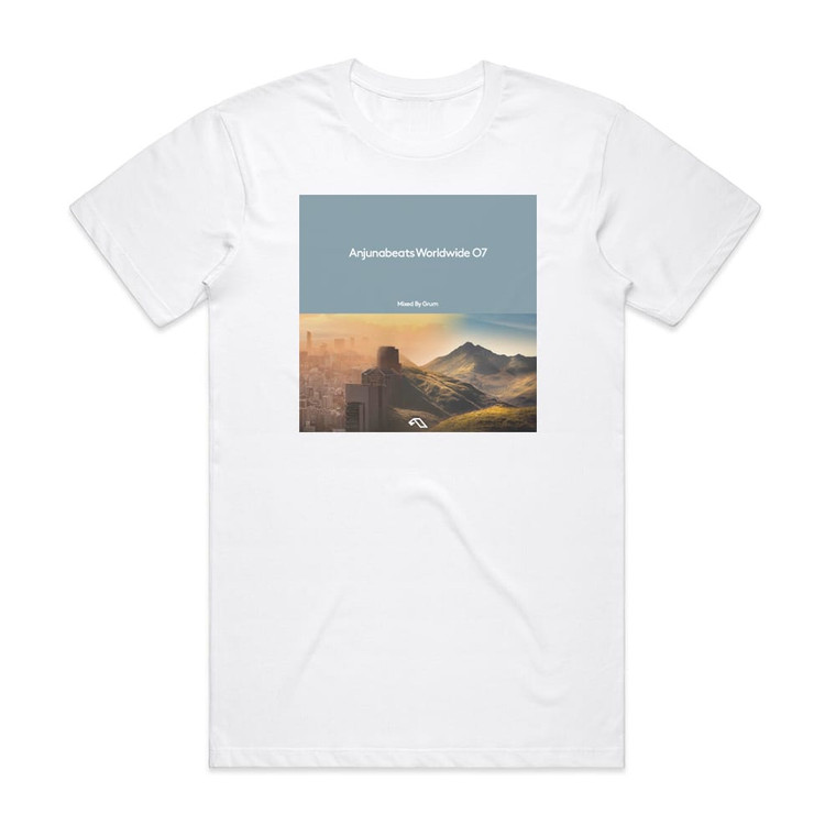 Grum Anjunabeats Worldwide 07 Album Cover T-Shirt White Grum Anjunabeats Worldwide 07 Album Cover T-Shirt White