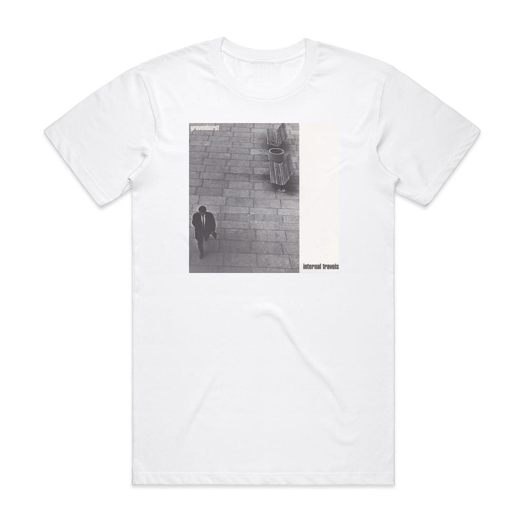 Gravenhurst Internal Travels Album Cover T-Shirt White