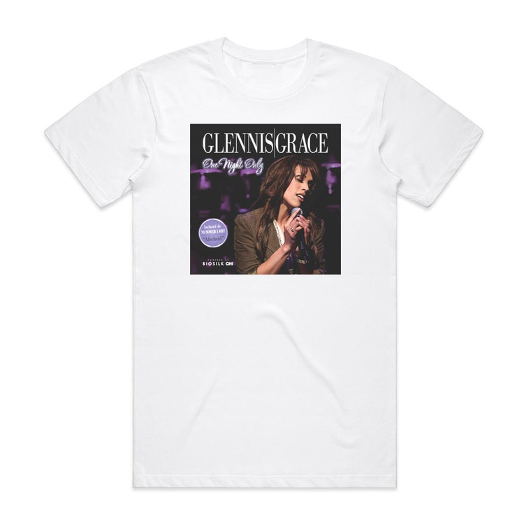 Glennis Grace One Night Only Album Cover T-Shirt White