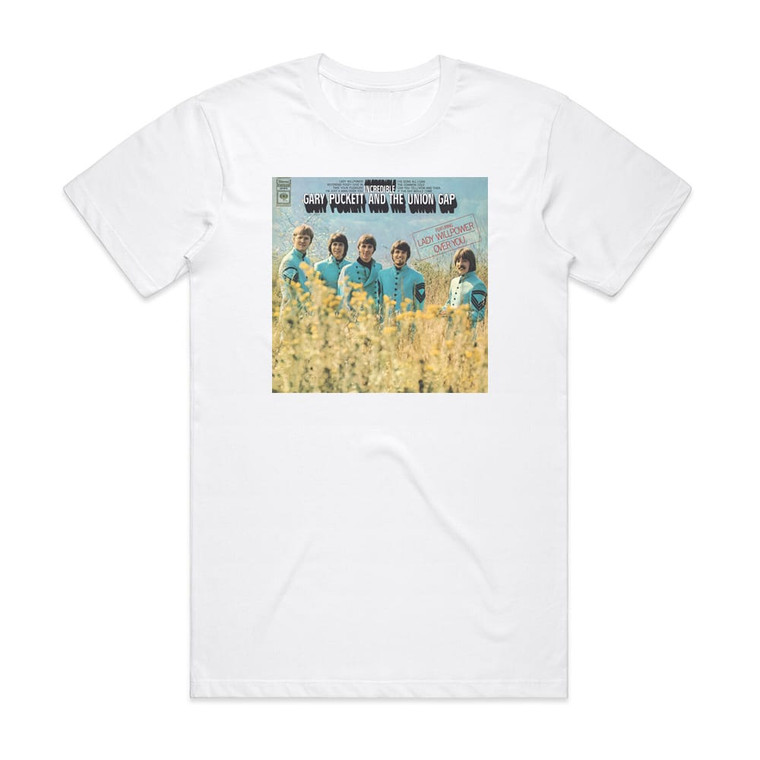 Gary Puckett and The Union Gap Incredible Album Cover T-Shirt White