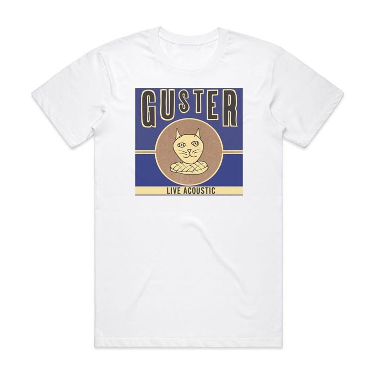 Guster Live Acoustic Album Cover T-Shirt White