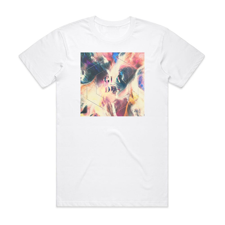 GLADES Drive Album Cover T-Shirt White
