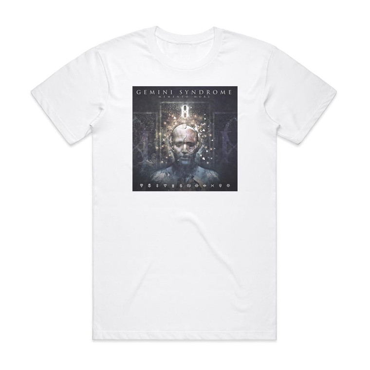 Gemini Syndrome Memento Mori Album Cover T-Shirt White