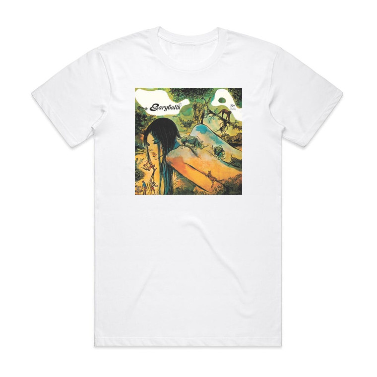 Garybaldi Nuda Album Cover T-Shirt White