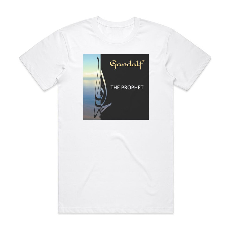 Gandalf Der Prophet Album Cover T-Shirt White