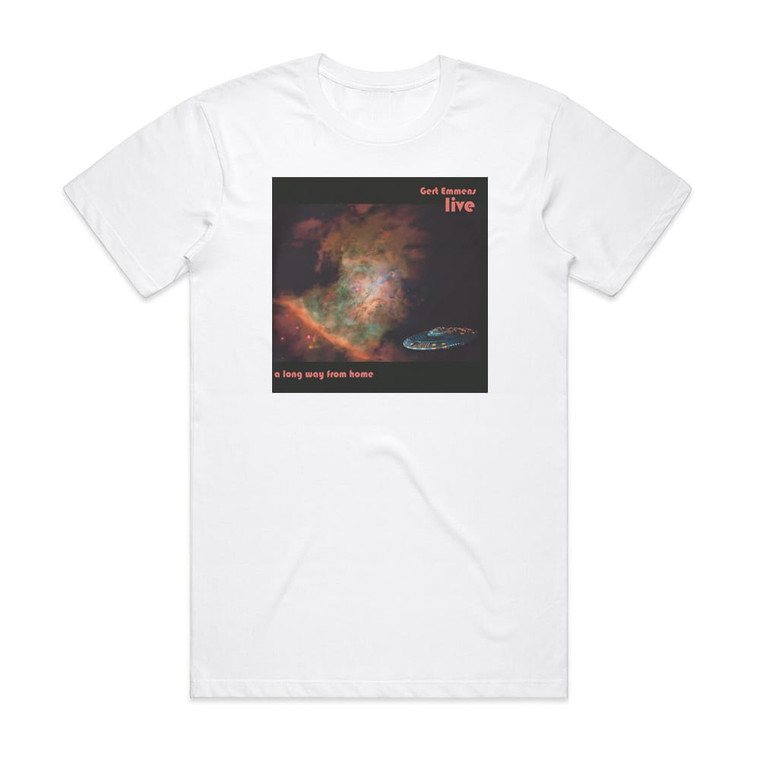 Gert Emmens A Long Way From Home Album Cover T-Shirt White