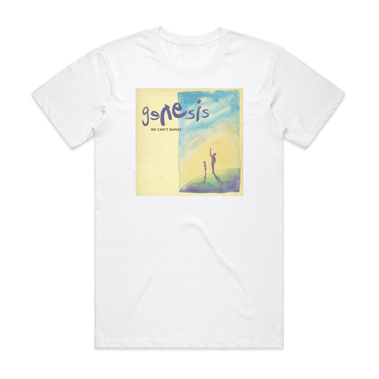 Genesis We Cant Dance Album Cover T-Shirt White