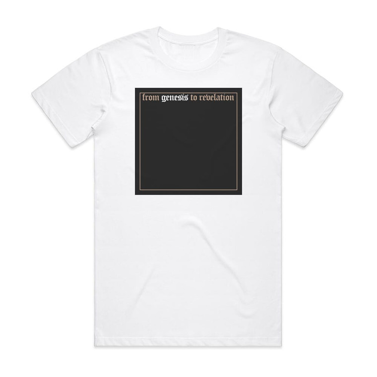 Genesis From Genesis To Revelation 8 Album Cover T-Shirt White
