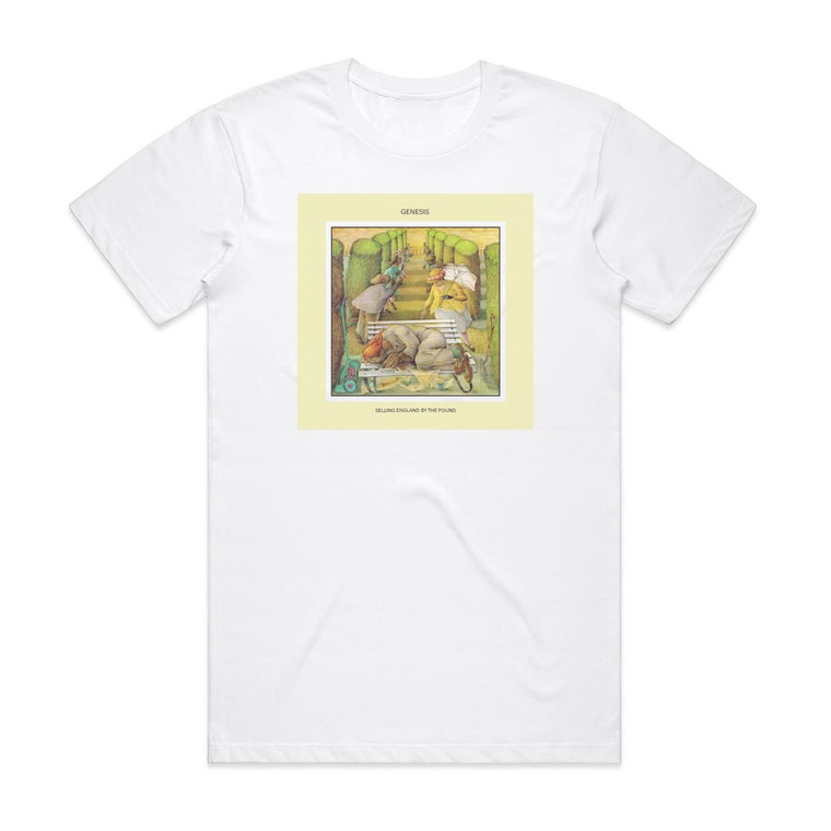 Genesis Selling England By The Pound 1 Album Cover T-Shirt White