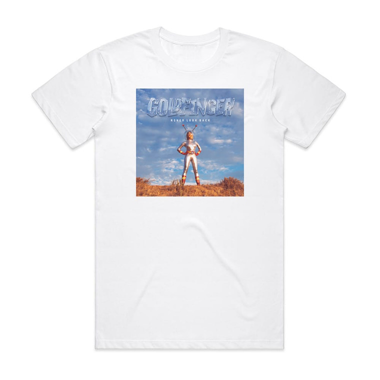 Goldfinger Never Look Back Album Cover T-Shirt White