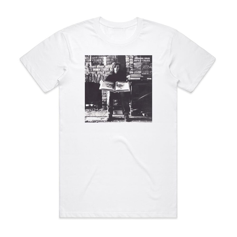 Graham Nash Wild Tales Album Cover T-Shirt White