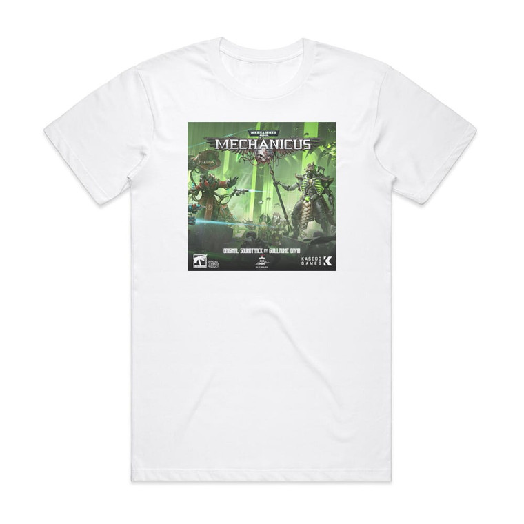 Guillaume David Warhammer 40K Mechanicus Ost Album Cover T-Shirt White