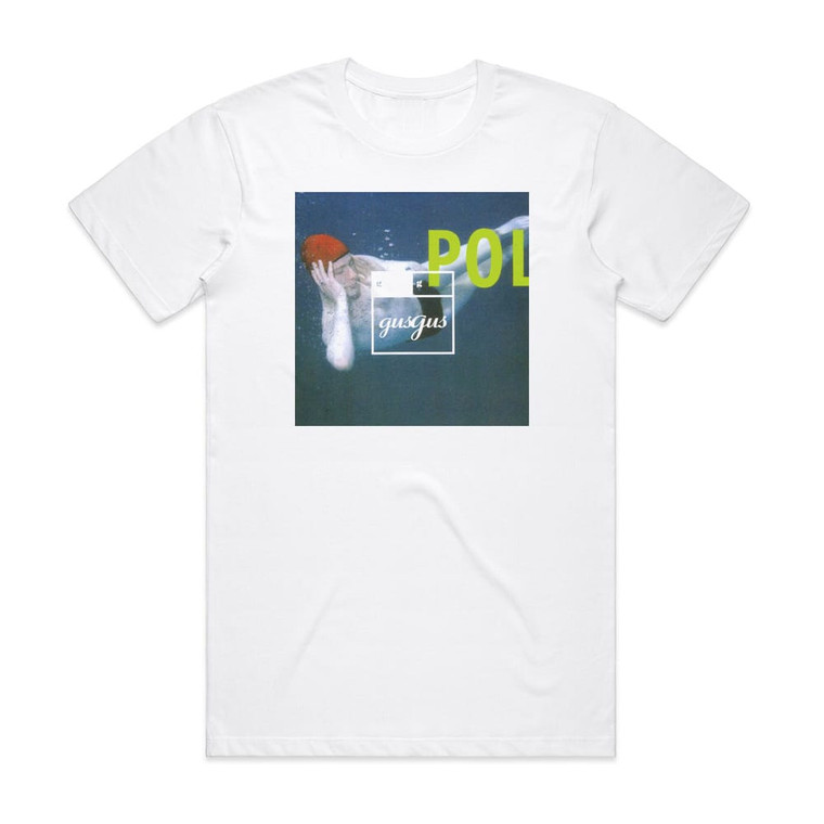GusGus Polydistortion Album Cover T-Shirt White