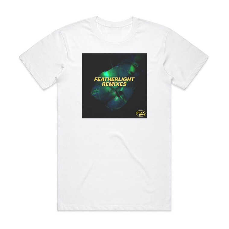 GusGus Featherlight Remixes Album Cover T-Shirt White