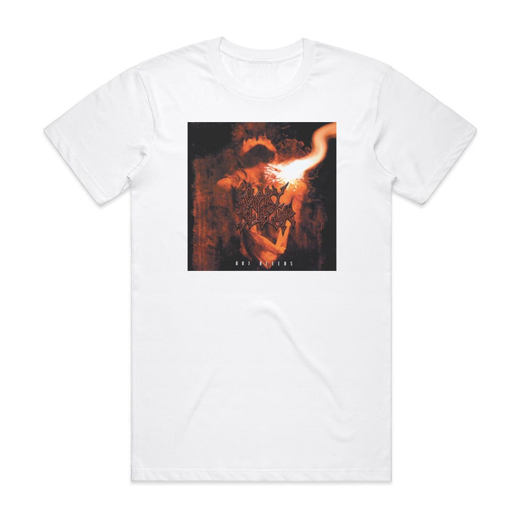Gory Blister Art Bleeds Album Cover T-Shirt White