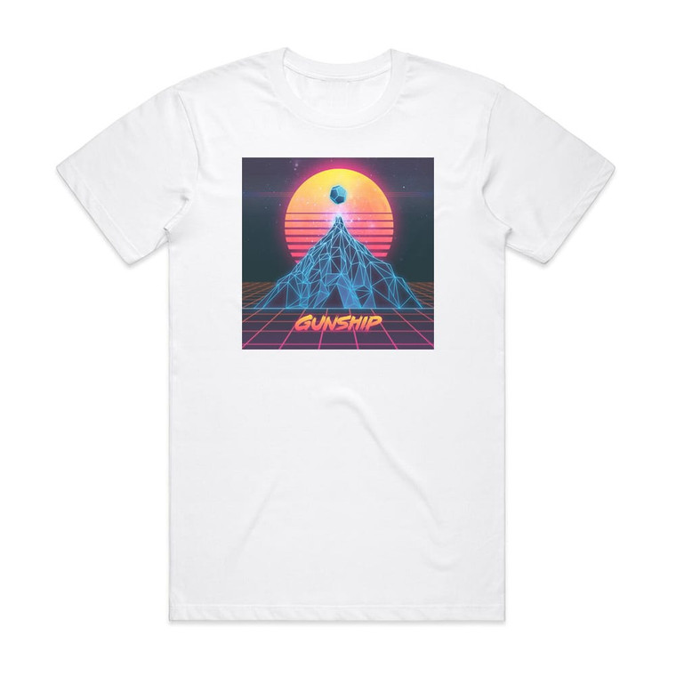 GUNSHIP Gunship 1 Album Cover T-Shirt White