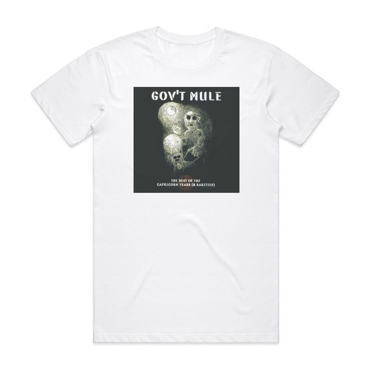 Govt Mule The Best Of The Capricorn Years Album Cover T-Shirt White
