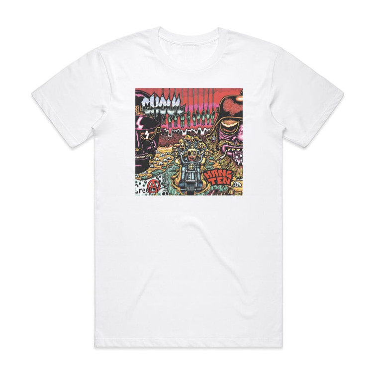 Ghoul Hang Ten Album Cover T-Shirt White