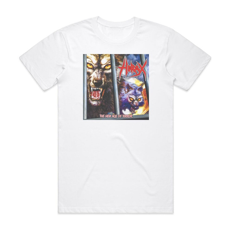 Hirax The New Age Of Terror Album Cover T-Shirt White