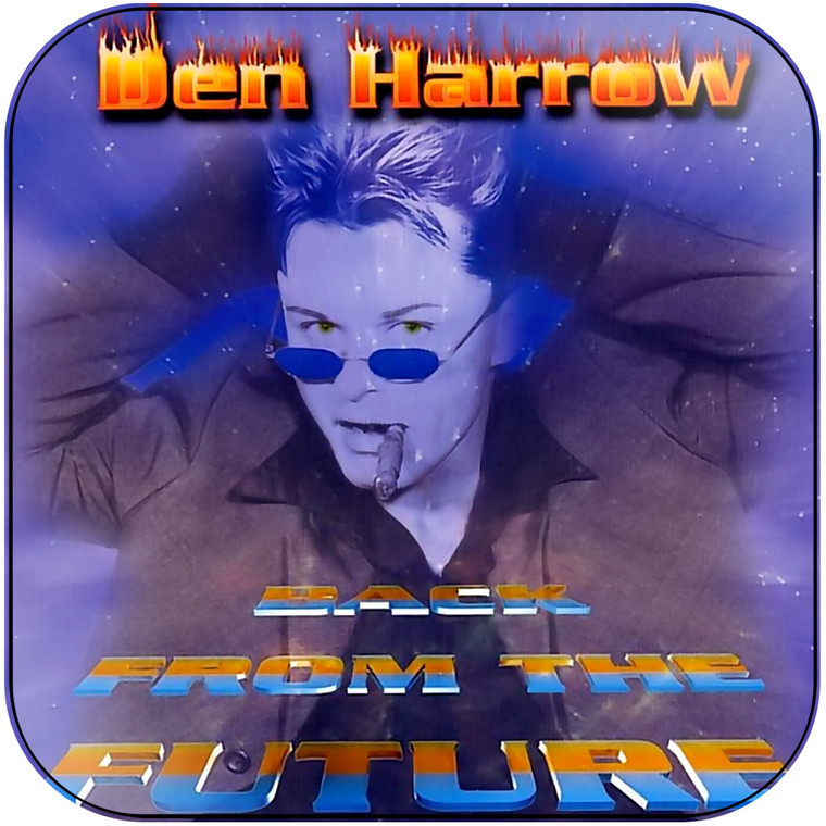 Den Harrow Back From The Future Album Cover Sticker