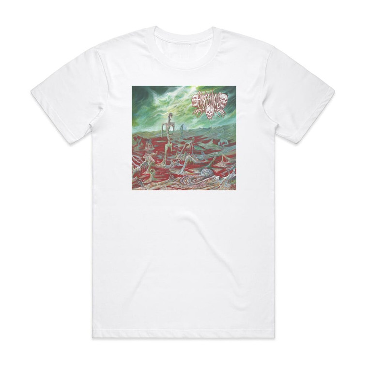 Horrendous Sweet Blasphemies Album Cover T-Shirt White