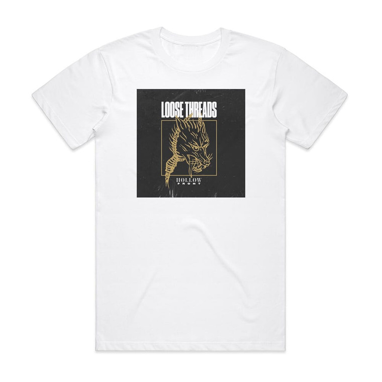 Hollow Front Loose Threads Album Cover T-Shirt White