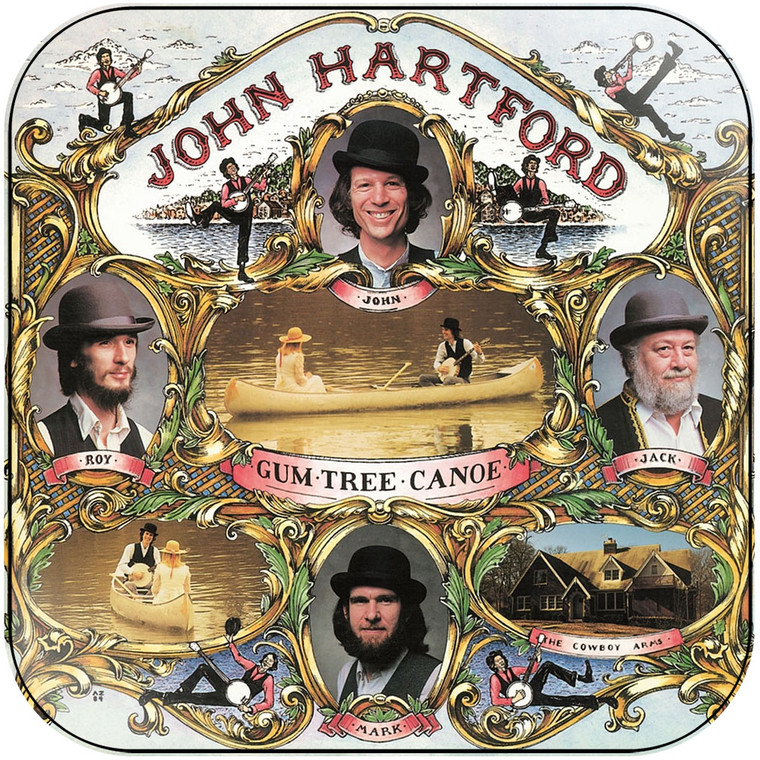 John Hartford Gum Tree Canoe Album Cover Sticker