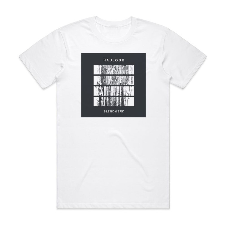 Haujobb Blendwerk Album Cover T-Shirt White