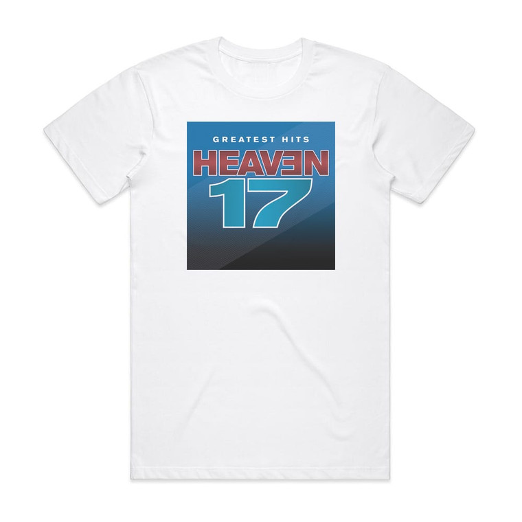 Heaven 17 Greatest Hits Album Cover T-Shirt White