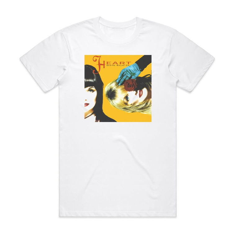 Heart Desire Walks On Album Cover T-Shirt White