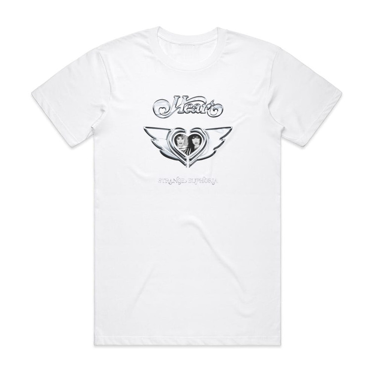 Heart Strange Euphoria Album Cover T-Shirt White