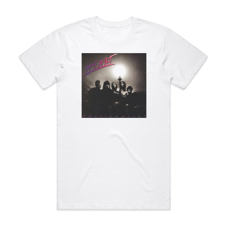 Heart Passionworks 1 Album Cover T-Shirt White