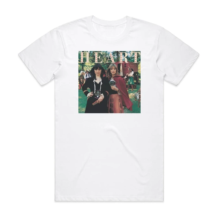 Heart Little Queen Album Cover T-Shirt White