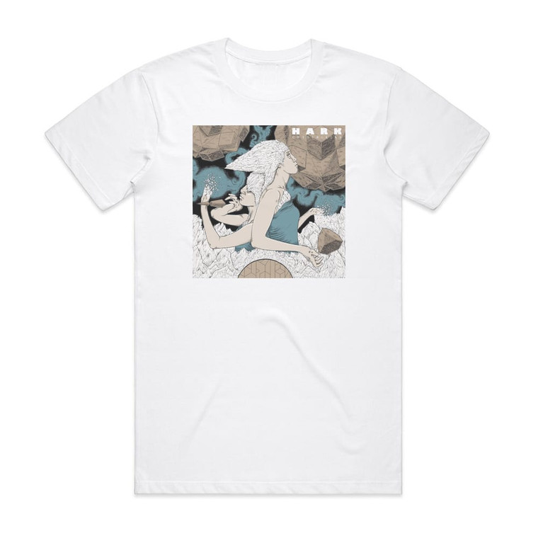 Hark Crystalline Album Cover T-Shirt White