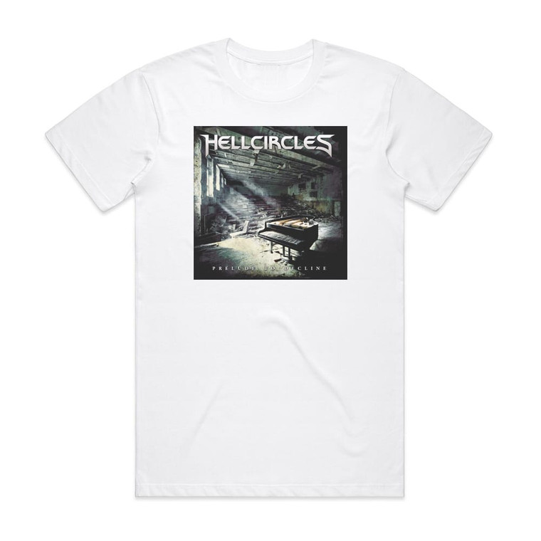 HellCircles Prelude To Decline Album Cover T-Shirt White