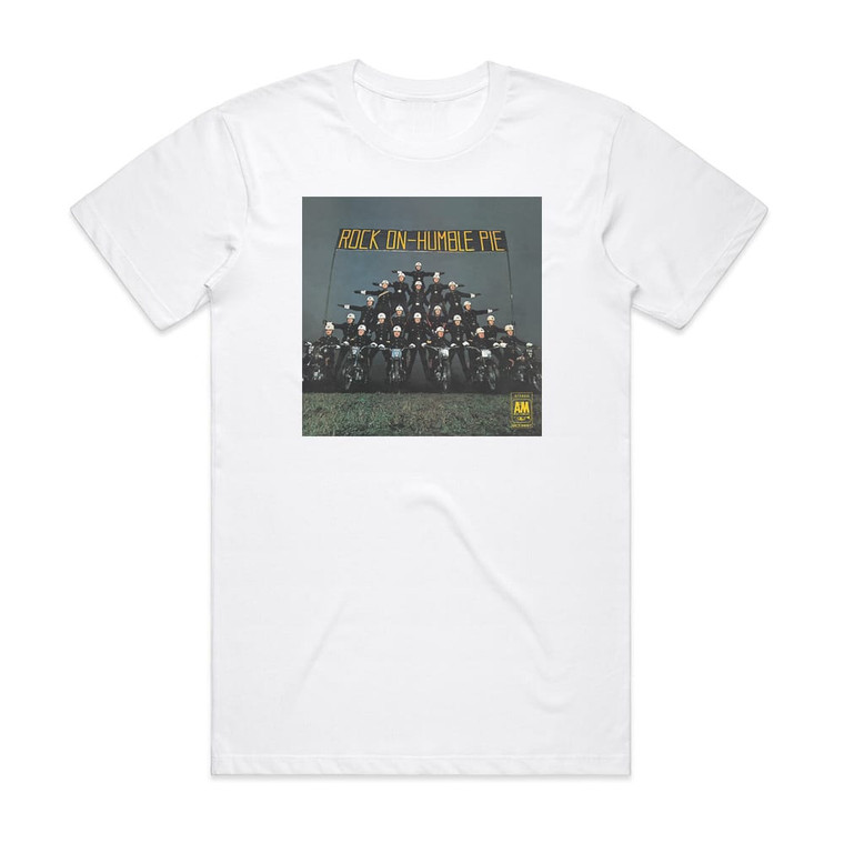 Humble Pie Rock On 1 Album Cover T-Shirt White