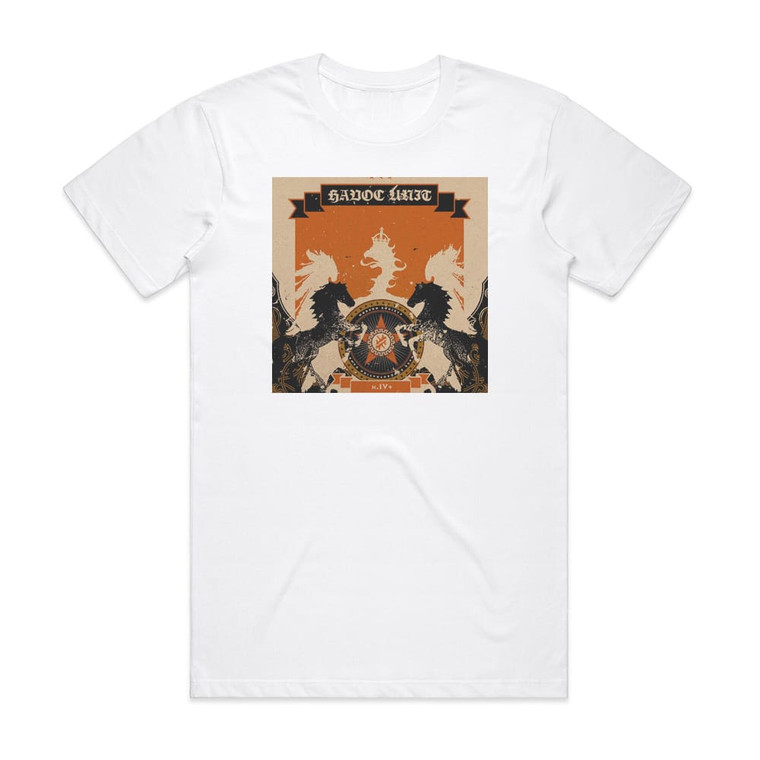 Havoc Unit Hiv Hoarseindustrialviremia Album Cover T-Shirt White