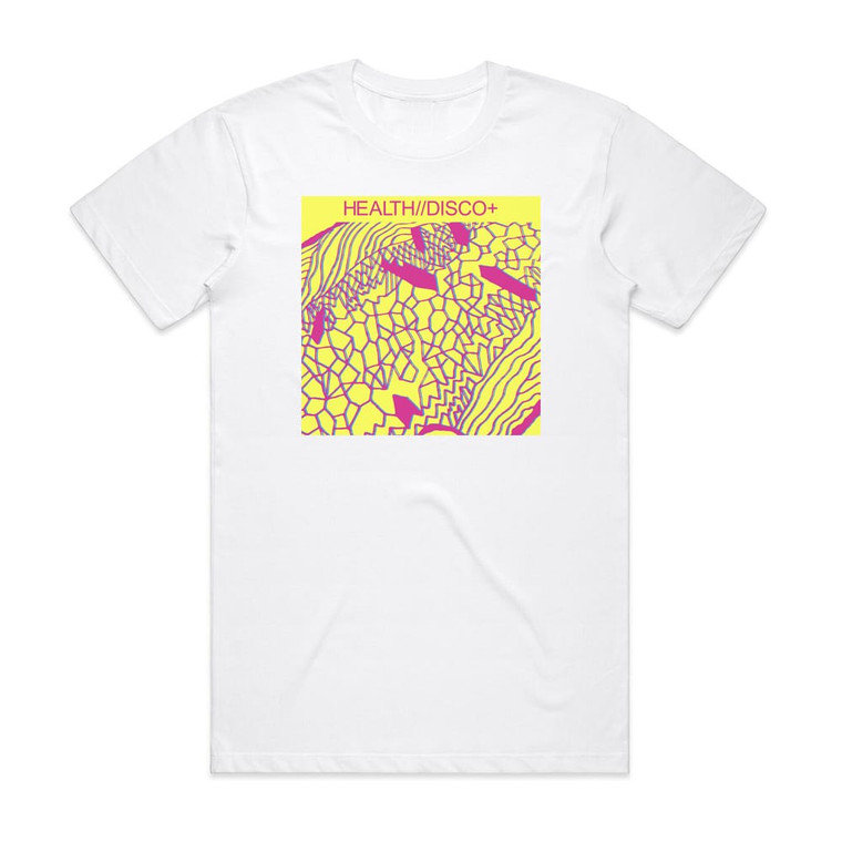 HEALTH Disco Album Cover T-Shirt White
