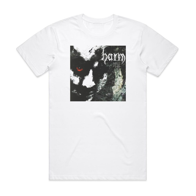 Harm Devil Album Cover T-Shirt White