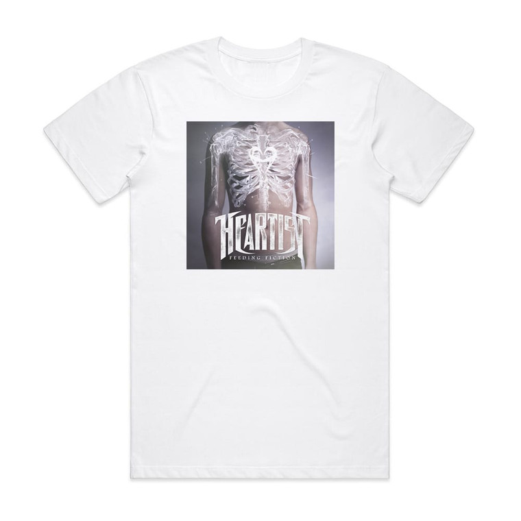 Heartist Feeding Fiction Album Cover T-Shirt White