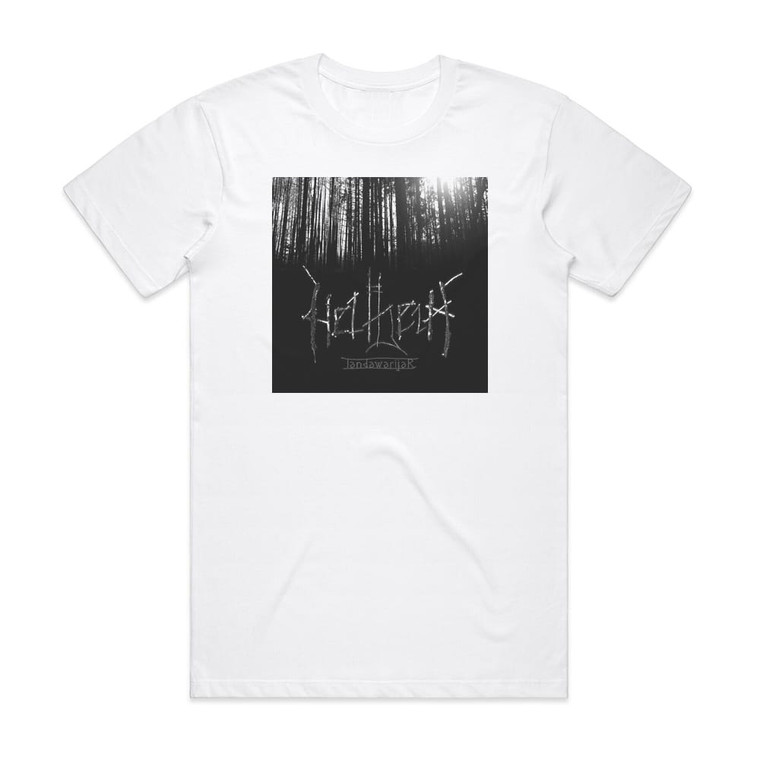 Helheim Landawarijar Album Cover T-Shirt White