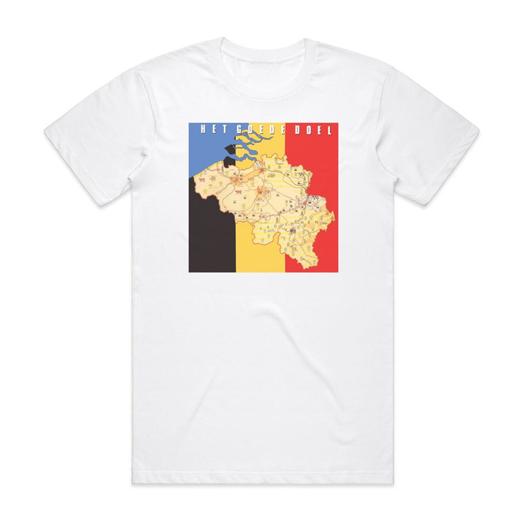 Het Goede Doel Belgi Album Cover T-Shirt White