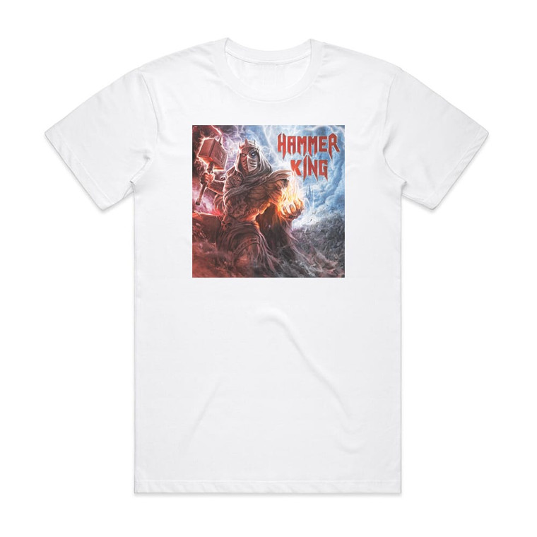 Hammer King Hammer King Album Cover T-Shirt White