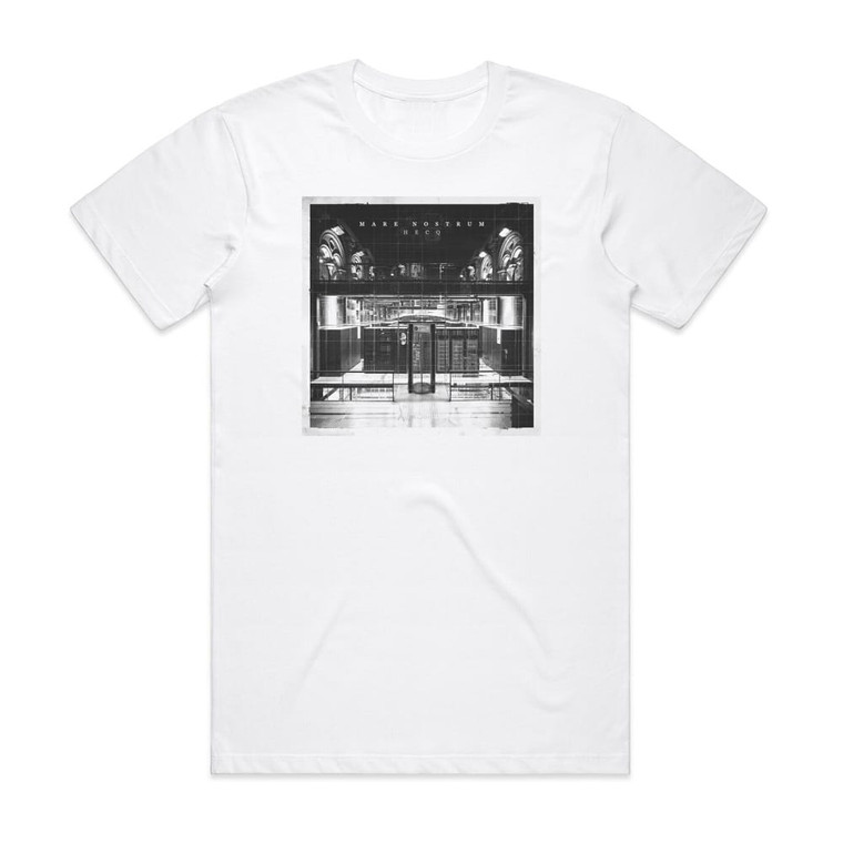 Hecq Mare Nostrum Album Cover T-Shirt White