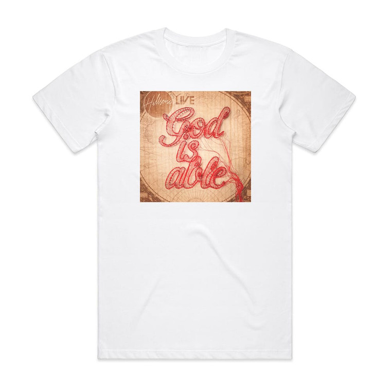Hillsong Worship God Is Able Album Cover T-Shirt White