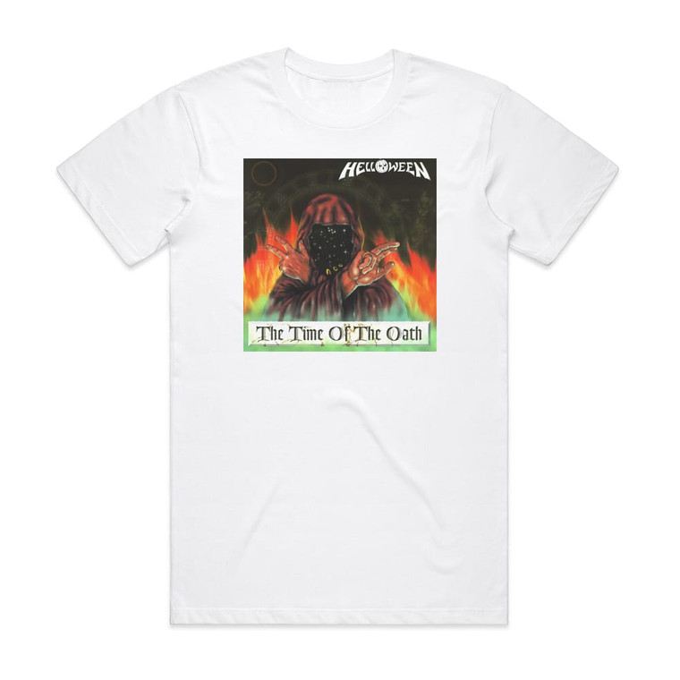 Helloween The Time Of The Oath 1 Album Cover T-Shirt White