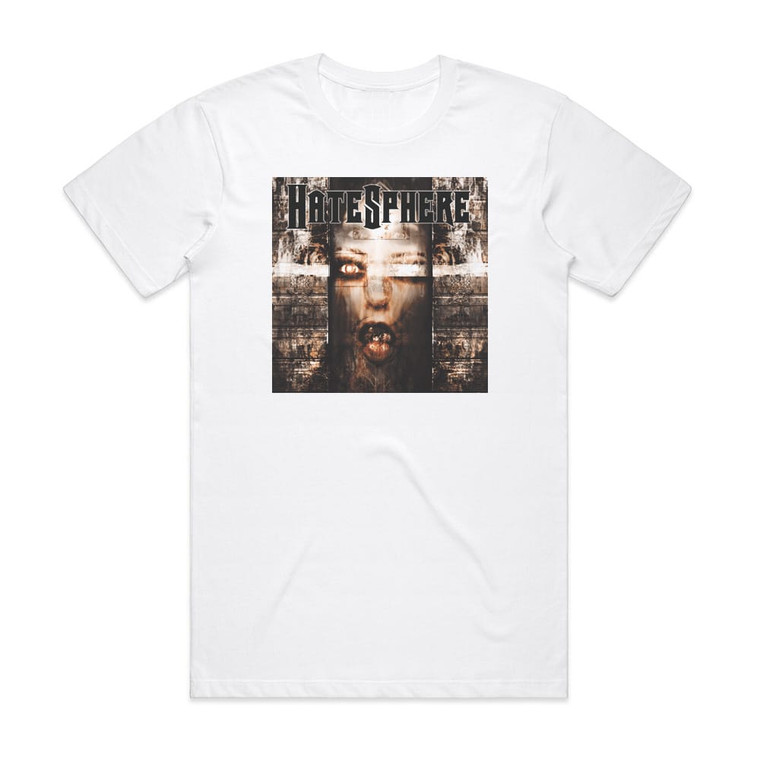 HateSphere Hatesphere Album Cover T-Shirt White